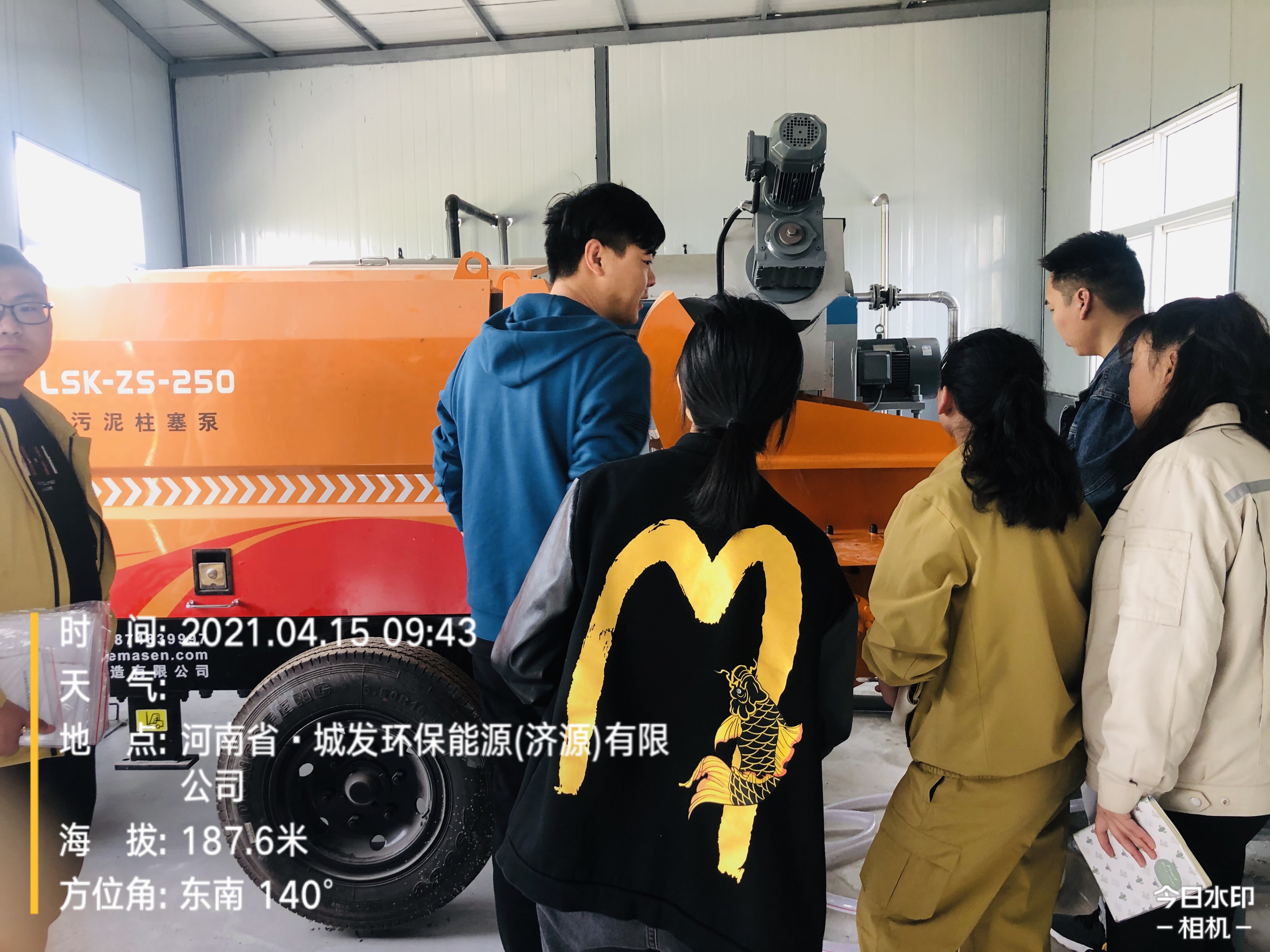 盛世飞投新款污泥泵LSK-ZS-250为环保工程献力